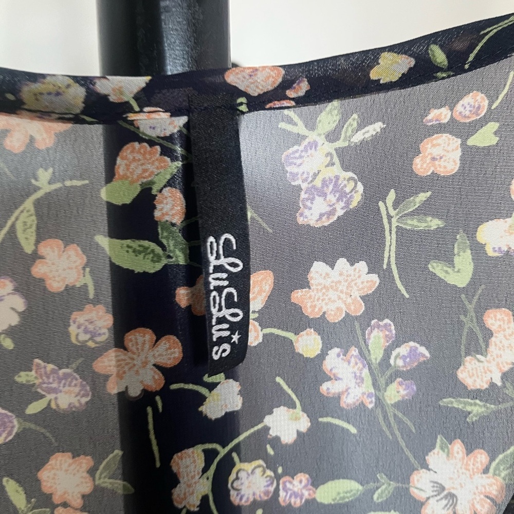 Lulus Black Sheer Tunic & Dress - Picture 2 of 4